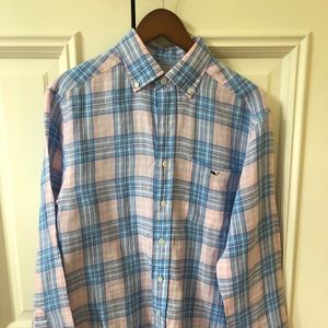 Vineyard Vines Linen Button Down